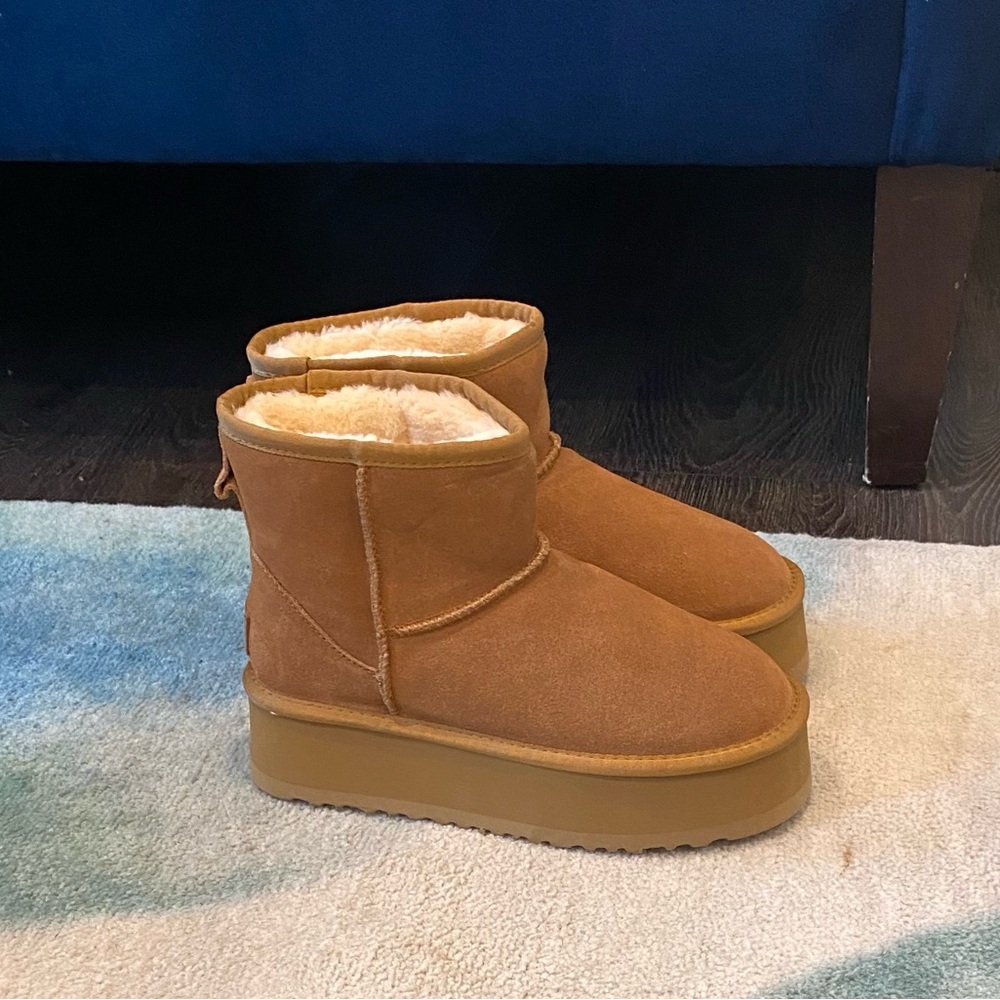 Cozy Tan Women's Booties 7